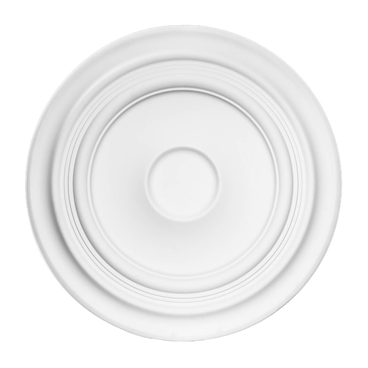 Dekoracyjna biała rozeta sufitowa B3038 - 61,5 cm - Mardom Decor